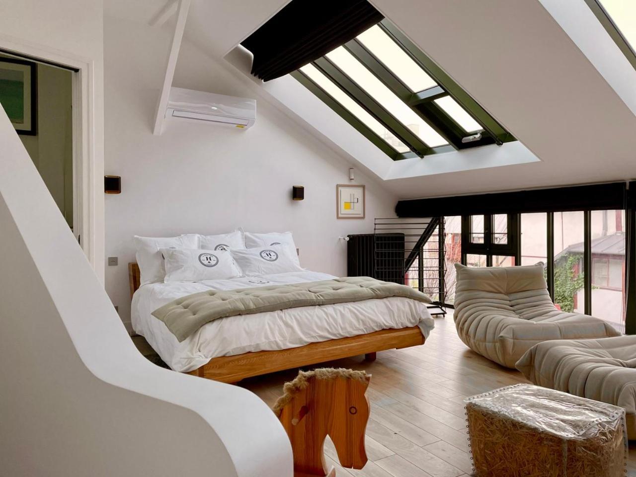 New : Atelier Artiste Montmartre Apartment Paris Luaran gambar