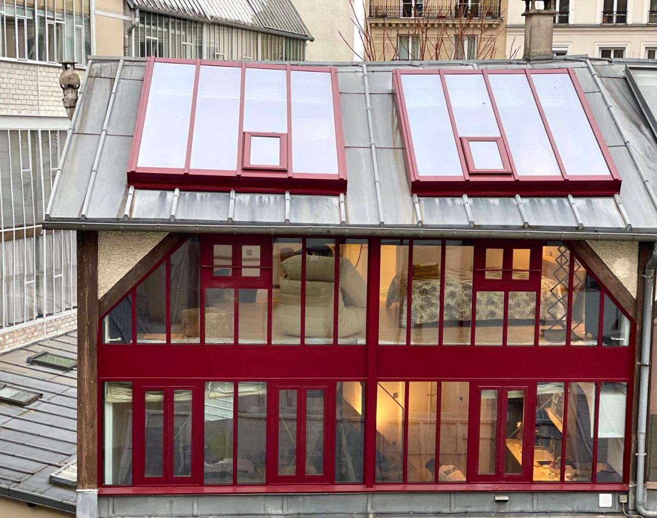 New : Atelier Artiste Montmartre Apartment Paris Luaran gambar
